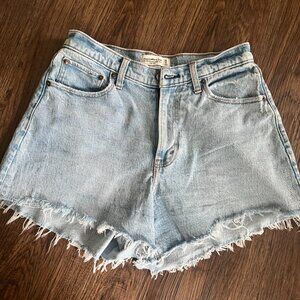 Abercrombie Curve Love high rise 90s relaxed cut off